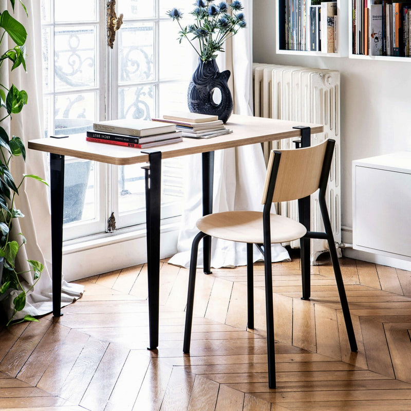 Table and desk leg – 75 cm<br> GRAPHITE BLACK<br>