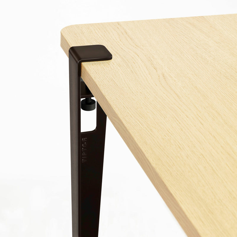 LOBO table – eco-certified wood <br>DARK STEEL
