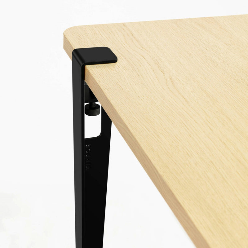 【P】Table and desk leg – 75 cm<br> GRAPHITE BLACK