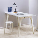 TIPTOE<br>LOU stool in recycled plastic VENEZIA <br>CLOUDY WHITE<br>cerote antiques - ヴィンテージ SHARK ATTACK