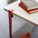 TIPTOE<br>Coffee table and bench leg – 43 cm <br>TERRACOTTA RED <br>cerote antiques - ヴィンテージ SHARK ATTACK