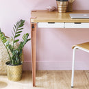 TIPTOE<br>Table and desk leg – 75 cm <br>ASH PINK <br>大和店・大阪店・cerote antiques - ヴィンテージ SHARK ATTACK