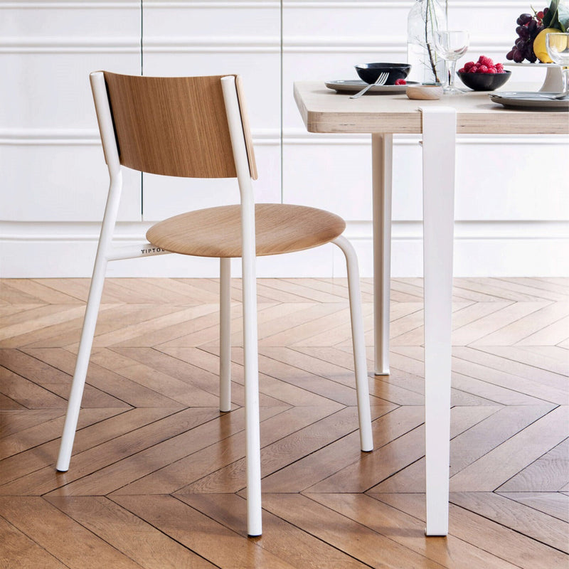 【P】Table and desk leg – 75 cm<br> CLOUDY WHITE