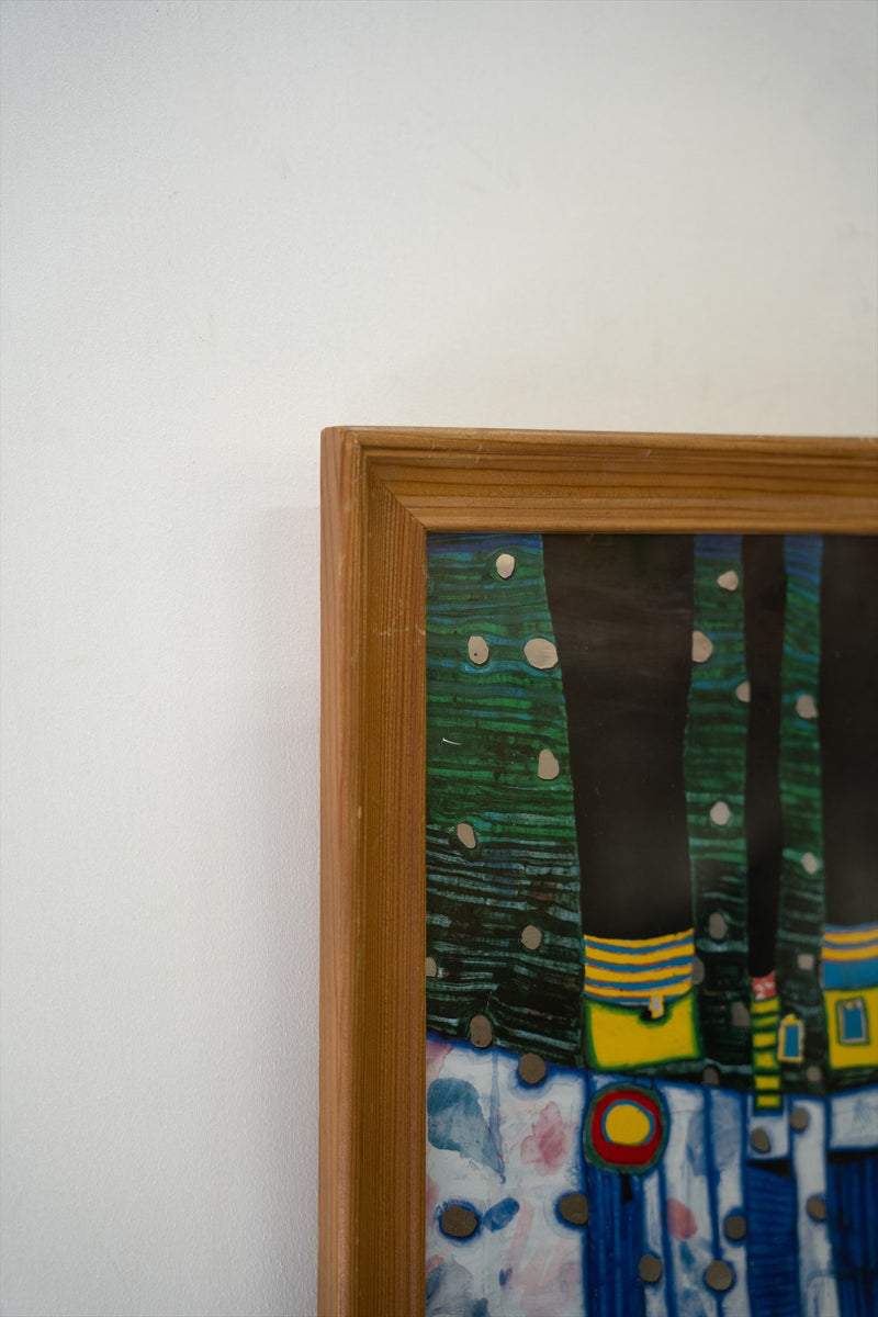 Friedensreich Hundertwasser　ウォールアート<br>ヴィンテージ <br> 大和店