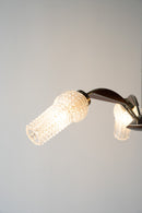 6灯カッティングガラス シャンデリア<br>ヴィンテージ<br>大和店 - ヴィンテージ SHARK ATTACK