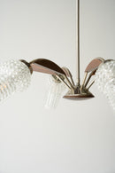 6灯カッティングガラス シャンデリア<br>ヴィンテージ<br>大和店 - ヴィンテージ SHARK ATTACK