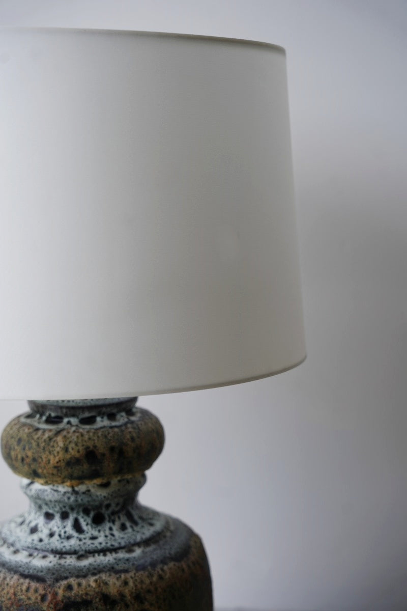 Vintage ceramic base table lamp (A)<br> Yamato store HOLD