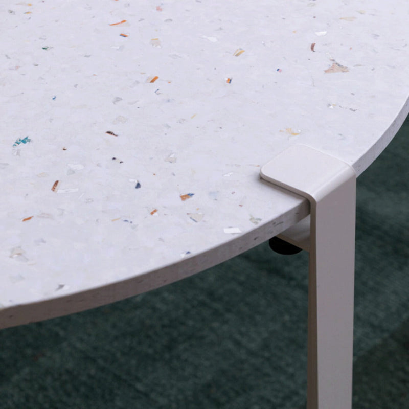 Coffee table and bench leg – 43 cm<br>CLOUDY WHITE